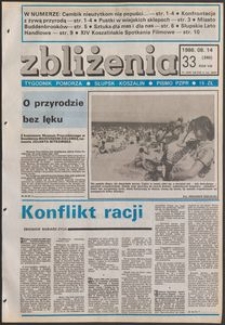 Zbliżenia : tygodnik społeczno-polityczny, 1986, nr 33