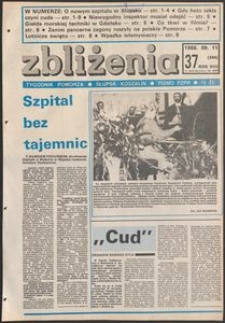 Zbliżenia : tygodnik społeczno-polityczny, 1986, nr 37