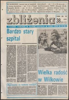 Zbliżenia : tygodnik społeczno-polityczny, 1986, nr 38