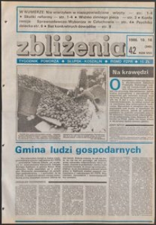 Zbliżenia : tygodnik społeczno-polityczny, 1986, nr 42