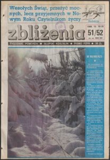 Zbliżenia : tygodnik społeczno-polityczny, 1986, nr 51/52