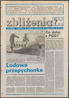 Zbliżenia : tygodnik społeczno-polityczny, 1987, nr 7