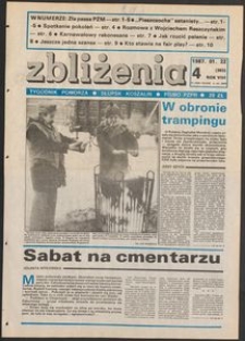Zbliżenia : tygodnik społeczno-polityczny, 1987, nr 4