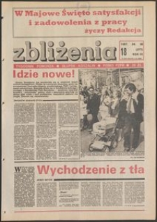 Zbliżenia : tygodnik społeczno-polityczny, 1987, nr 18