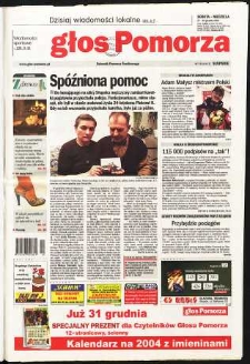 Głos Pomorza, 2003, grudzień, nr 300