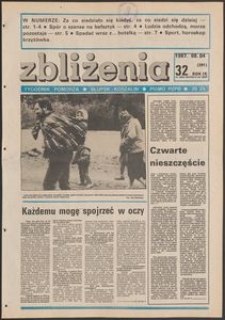 Zbliżenia : tygodnik społeczno-polityczny, 1987, nr 32