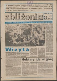 Zbliżenia : tygodnik społeczno-polityczny, 1987, nr 36