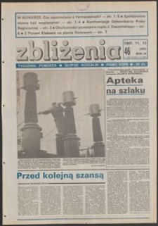 Zbliżenia : tygodnik społeczno-polityczny, 1987, nr 46