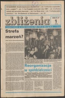 Zbliżenia : tygodnik społeczno-polityczny, 1988, nr 1