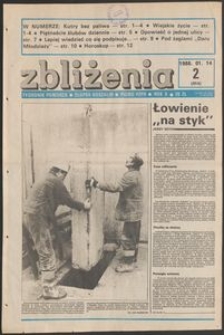Zbliżenia : tygodnik społeczno-polityczny, 1988, nr 2