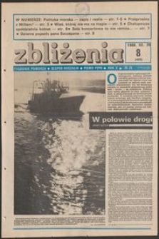 Zbliżenia : tygodnik społeczno-polityczny, 1988, nr 8