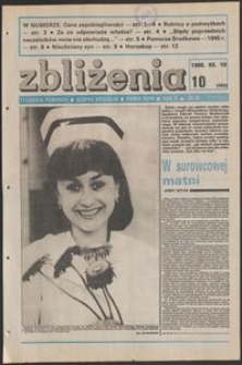 Zbliżenia : tygodnik społeczno-polityczny, 1988, nr 10