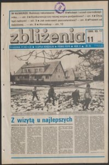 Zbliżenia : tygodnik społeczno-polityczny, 1988, nr 11