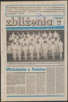 Zbliżenia : tygodnik społeczno-polityczny, 1988, nr 14