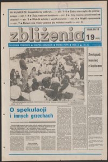 Zbliżenia : tygodnik społeczno-polityczny, 1988, nr 19