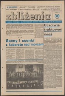 Zbliżenia : tygodnik społeczno-polityczny, 1988, nr 30