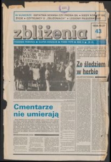 Zbliżenia : tygodnik społeczno-polityczny, 1988, nr 43