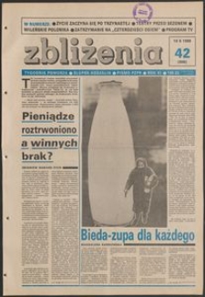 Zbliżenia : tygodnik społeczno-polityczny, 1989, nr 42