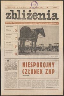 Zbliżenia : tygodnik społeczno-polityczny, 1981, nr 12