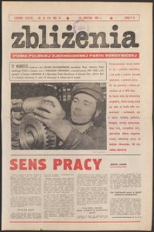 Zbliżenia : tygodnik społeczno-polityczny, 1981, nr 18