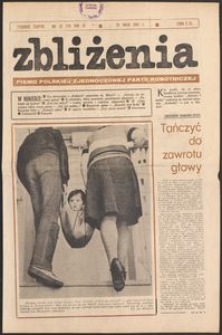 Zbliżenia : tygodnik społeczno-polityczny, 1981, nr 22