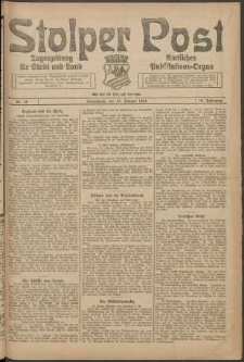 Stolper Post. Tageszeitung für Stadt und Land Nr. 10/1924