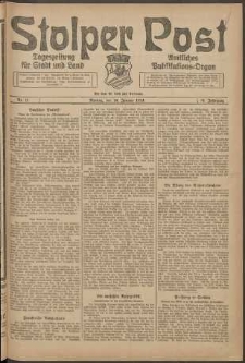 Stolper Post. Tageszeitung für Stadt und Land Nr. 11/1924