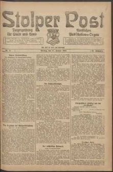 Stolper Post. Tageszeitung für Stadt und Land Nr. 17/1924