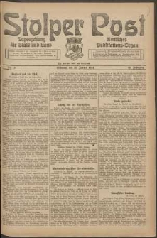Stolper Post. Tageszeitung für Stadt und Land Nr. 19/1924