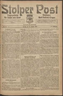 Stolper Post. Tageszeitung für Stadt und Land Nr. 21/1924
