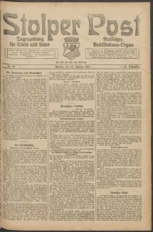 Stolper Post. Tageszeitung f&uuml;r Stadt und Land Nr. 23/1924