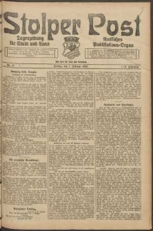 Stolper Post. Tageszeitung für Stadt und Land Nr. 27/1924