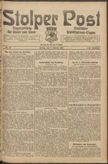 Stolper Post. Tageszeitung für Stadt und Land Nr. 33/1924