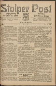 Stolper Post. Tageszeitung für Stadt und Land Nr. 34/1924