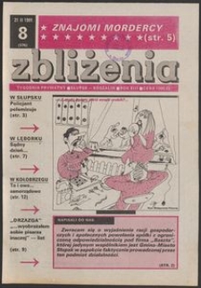 Zbliżenia : tygodnik społeczno-polityczny, 1991, nr 8