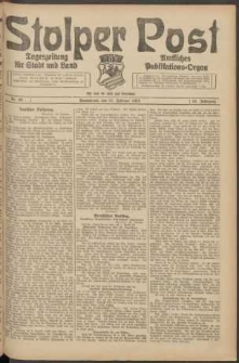 Stolper Post. Tageszeitung für Stadt und Land Nr. 46/1924