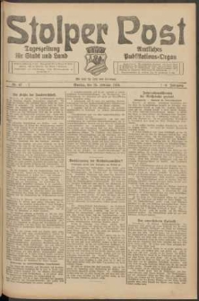 Stolper Post. Tageszeitung für Stadt und Land Nr. 47/1924