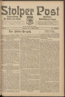 Stolper Post. Tageszeitung f&uuml;r Stadt und Land Nr. 49/1924
