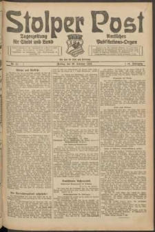 Stolper Post. Tageszeitung f&uuml;r Stadt und Land Nr. 51/1924