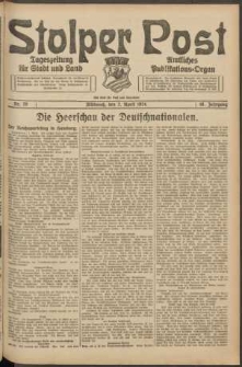 Stolper Post. Tageszeitung für Stadt und Land Nr. 79/1924