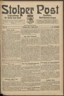 Stolper Post. Tageszeitung für Stadt und Land Nr. 81/1924