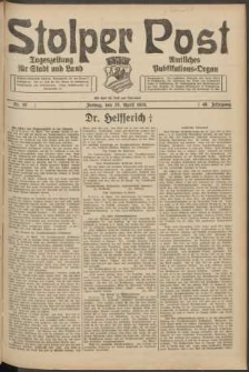Stolper Post. Tageszeitung für Stadt und Land Nr. 97/1924