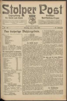 Stolper Post. Tageszeitung für Stadt und Land Nr. 106/1924
