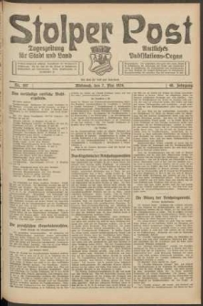 Stolper Post. Tageszeitung für Stadt und Land Nr. 107/1924