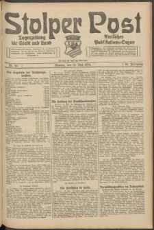 Stolper Post. Tageszeitung für Stadt und Land Nr. 111/1924