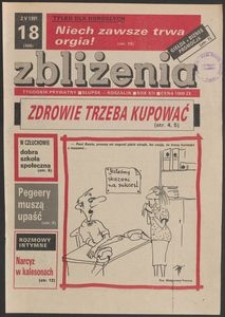 Zbliżenia : tygodnik społeczno-polityczny, 1991, nr 18