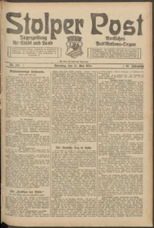 Stolper Post. Tageszeitung f&uuml;r Stadt und Land Nr. 112/1924