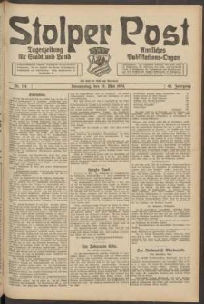 Stolper Post. Tageszeitung für Stadt und Land Nr. 114/1924