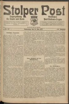 Stolper Post. Tageszeitung für Stadt und Land Nr. 120/1924