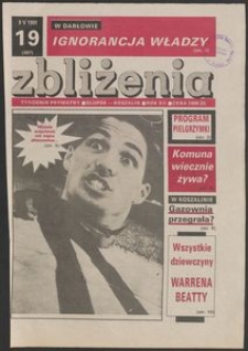 Zbliżenia : tygodnik społeczno-polityczny, 1991, nr 19